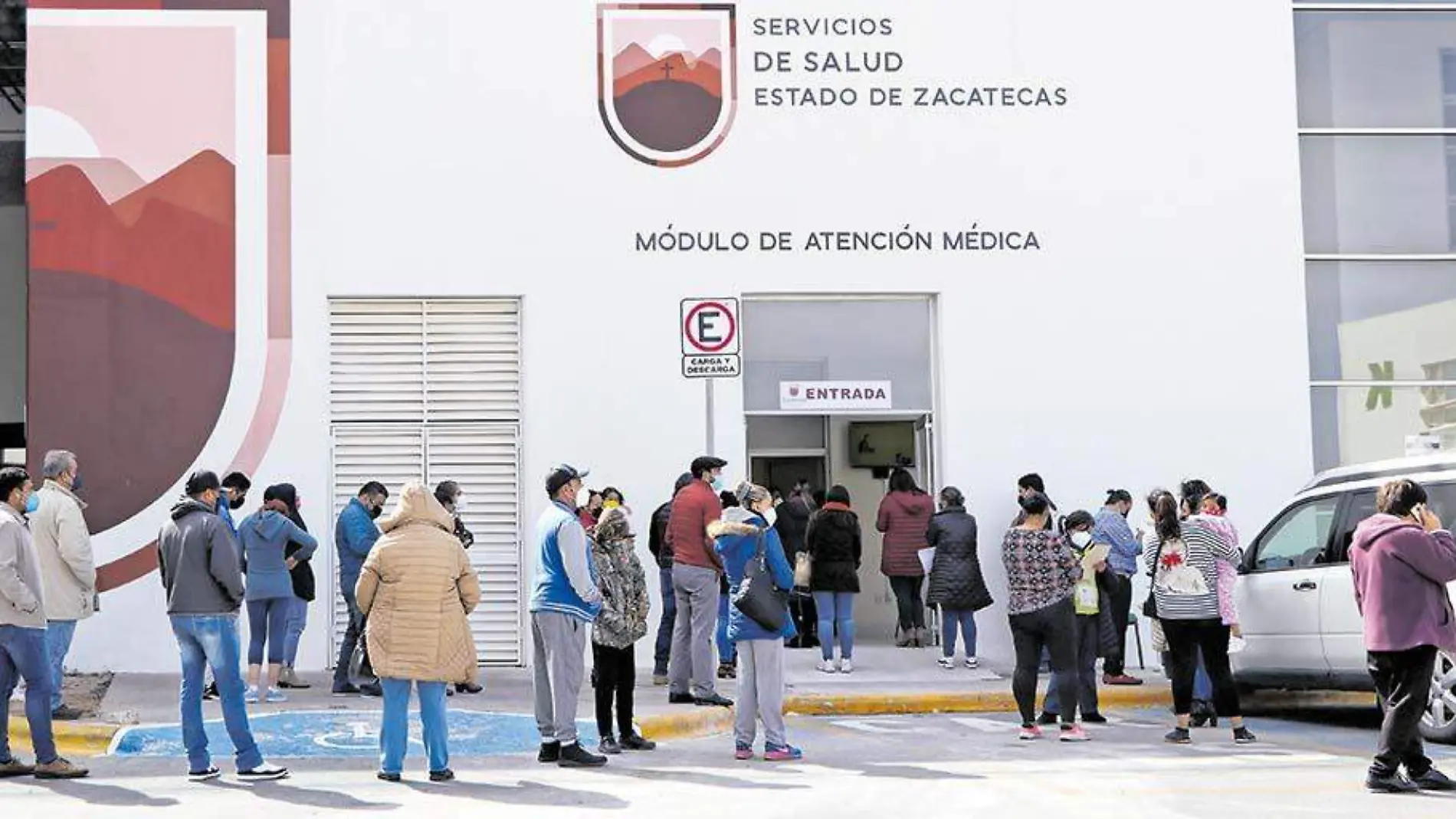 Módulo de prueba Covid en Ciudad Administrativa Zacatecas